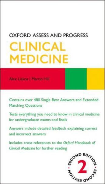 Couverture du livre « Oxford Assess and Progress: Clinical Medicine Second Edition » de Hill Martin aux éditions Oup Oxford