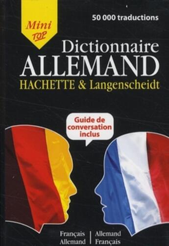 Couverture du livre « Mini top dictionnaire Hachette & Langenscheidt ; français-allemand / allemand-français » de  aux éditions Hachette Education