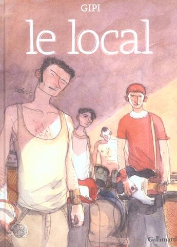 Couverture du livre « Le local » de Gipi aux éditions Gallimard Bd