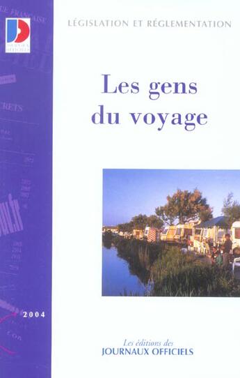 Couverture du livre « Les gens du voyage » de  aux éditions Documentation Francaise