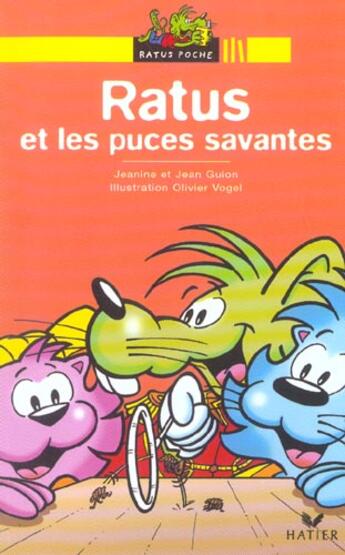 Couverture du livre « Ratus et les puces savantes » de Olivier Vogel aux éditions Hatier