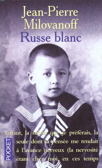 Couverture du livre « Russe blanc » de Jean-Pierre Milovanoff aux éditions Pocket