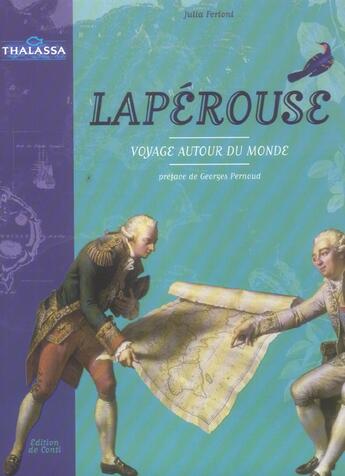 Couverture du livre « Laperouse, voyage autour du monde » de Julia Ferloni aux éditions De Conti