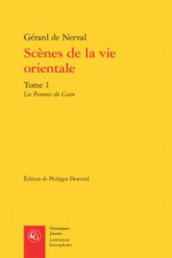 Couverture du livre « Scènes de la vie orientale t.1 ; 