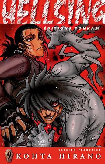 Couverture du livre « Hellsing Tome 9 » de Kohta Hirano aux éditions Delcourt