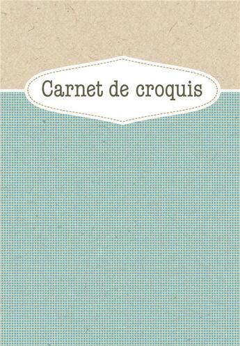 Couverture du livre « Carnet de croquis » de  aux éditions Paperstore