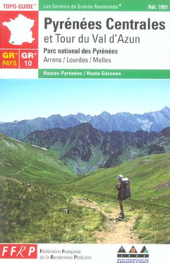 Couverture du livre « Pyrenees centrales - 65-31-gr10-1091 » de  aux éditions Ffrp