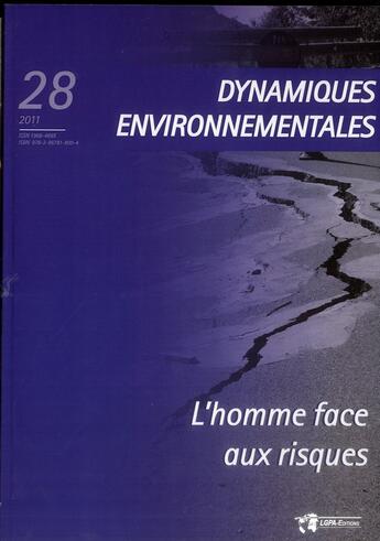 Couverture du livre « Dynamiques environnementales, n° 28/2011 : L'homme face aux risques » de Maire/Auly aux éditions Pu De Bordeaux