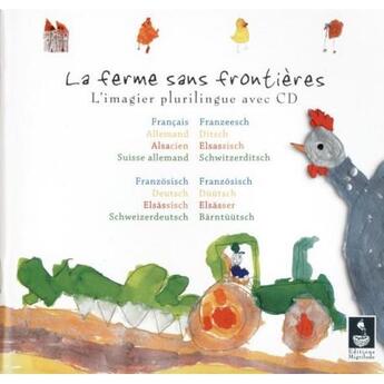 Couverture du livre « La ferme sans frontières ; l'imagier plurilinguistique » de Virginie Kremp et Anne Lefebvre aux éditions Migrilude