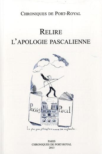 Couverture du livre « Relire l'apologie pascalienne » de  aux éditions Zeta Books