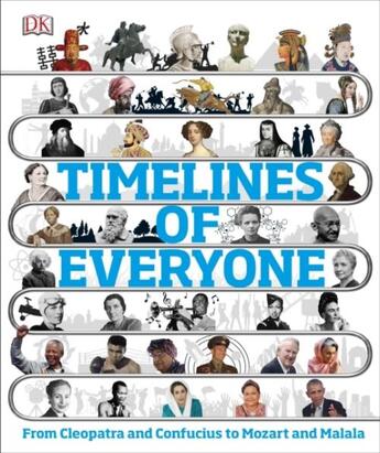 Couverture du livre « TIMELINES OF EVERYONE - FROM CLEOPATRA AND CONFUCIUS TO MOZART AND MALALA » de  aux éditions Dorling Kindersley