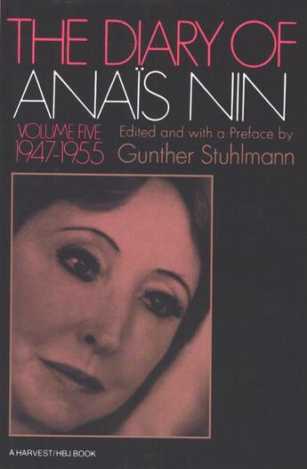 Couverture du livre « Diary Of Anais Nin Volume 5 1947-1955 » de Anais Nin aux éditions Houghton Mifflin Harcourt