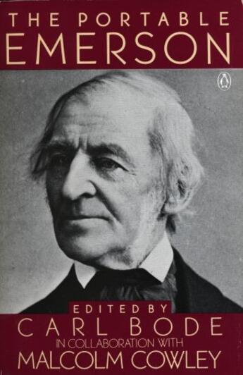 Couverture du livre « The Portable Emerson » de Emerson Ralph W. aux éditions Adult Pbs