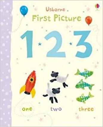 Couverture du livre « First picture 123 » de Jo Litchfield aux éditions Usborne