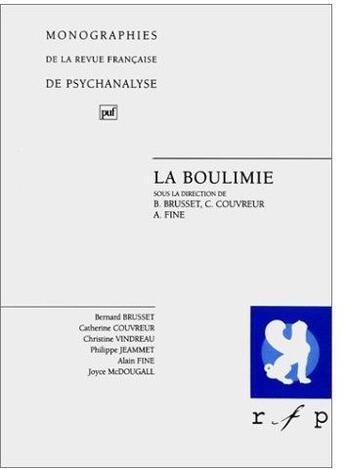 Couverture du livre « La boulimie » de Bernard Brusset aux éditions Puf