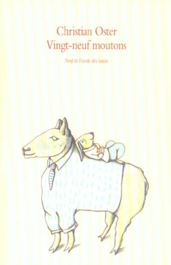 Couverture du livre « Vingt neuf moutons » de Oster Christian / Cr aux éditions Ecole Des Loisirs