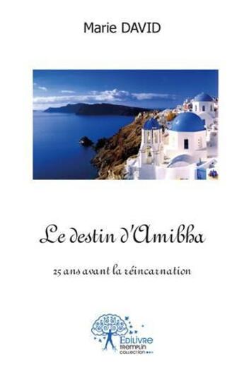 Couverture du livre « Le destin d'Amibha ; 25 ans avant la réincarnation » de Marie David aux éditions Edilivre