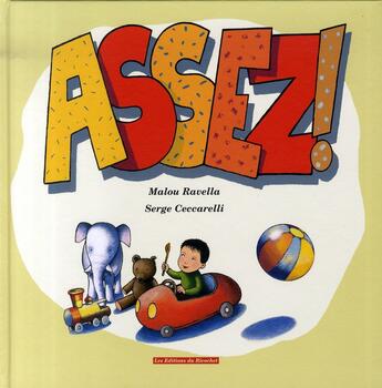 Couverture du livre « Assez ! » de Malou Ravella et Serge Ceccarelli aux éditions Ricochet