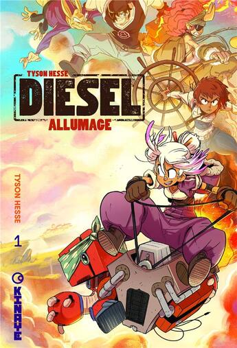 Couverture du livre « Diesel Tome 1 ; allumage » de Tyson Hesse aux éditions Kinaye