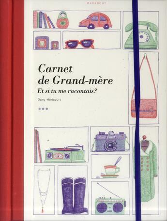Couverture du livre « Mon carnet de grand-mère » de Dany Héricourt aux éditions Marabout