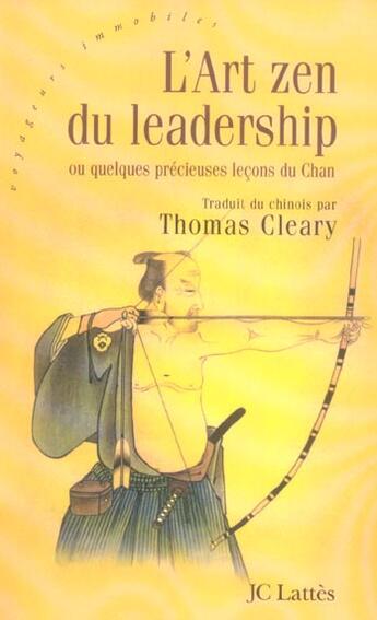 Couverture du livre « L'art zen du leadership » de Cleary-T aux éditions Lattes