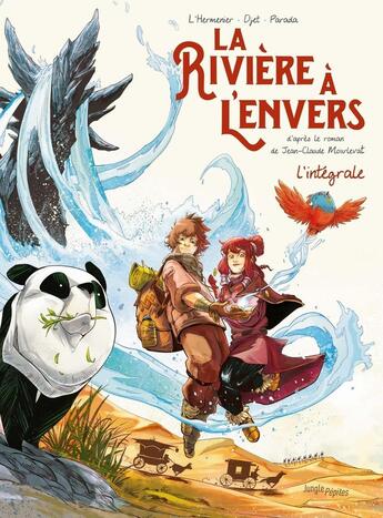 Couverture du livre « La rivière à l'envers : Intégrale Tomes 1 et 2 » de Maxe L'Hermenier et Djet aux éditions Jungle