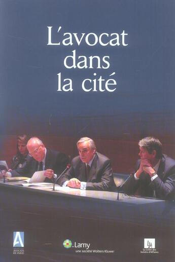 Couverture du livre « L Avocat Dans La Cite » de Mendak Pascal aux éditions Lamy