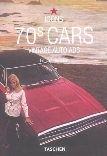 Couverture du livre « 70s cars-trilingue » de  aux éditions Taschen