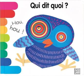 Couverture du livre « Qui dit quoi ? » de Orecchia aux éditions Quatre Fleuves