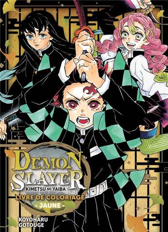 Couverture du livre « Demon slayer : Livre de coloriage Tome 5 » de Koyoharu Gotouge aux éditions Panini