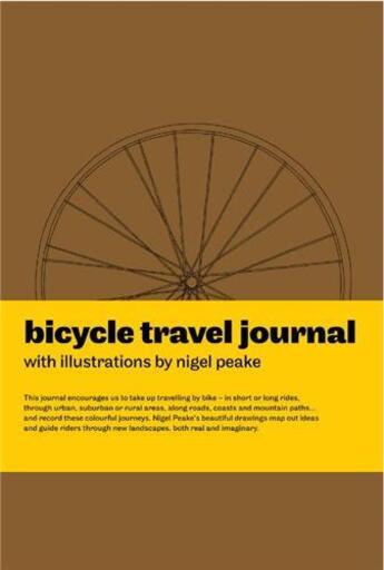 Couverture du livre « Bicycle travel journal » de Nigel Peake aux éditions Laurence King