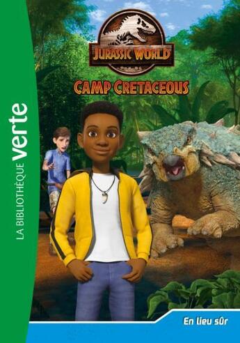 Couverture du livre « Jurassic World - la colo du crétacé Tome 10 : en lieu sûr » de Olivier Gay aux éditions Hachette Jeunesse