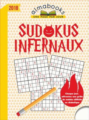 Couverture du livre « Almabook ; sudokus infernaux (édition 2018) » de  aux éditions Editions 365