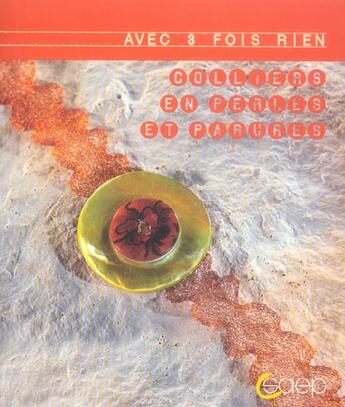 Couverture du livre « Colliers En Perles Et Parures » de  aux éditions Saep