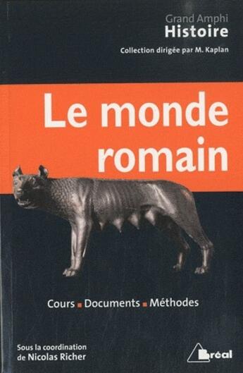 Couverture du livre « Le monde romain » de Nicolas Richer aux éditions Breal