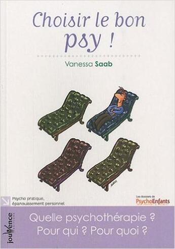 Couverture du livre « N 76 choisir le bon psy ! » de Vanessa Saab aux éditions Jouvence