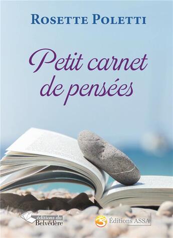 Couverture du livre « Petits carnets de pensées » de Rosette Poletti aux éditions L'harmattan