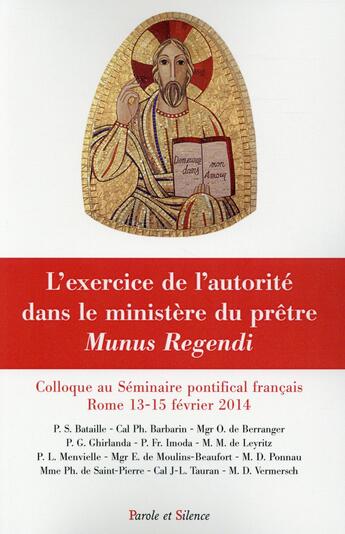 Couverture du livre « L'exercice de l'autorité du prêtre » de  aux éditions Parole Et Silence