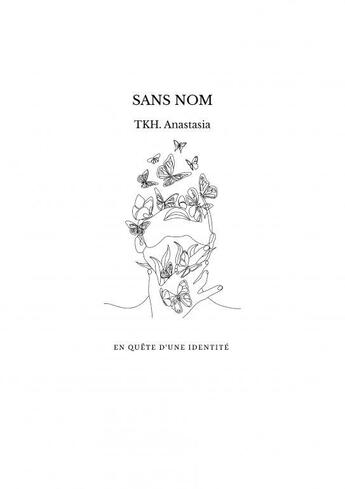 Couverture du livre « SANS NOM » de Anastasia Tkh. aux éditions Thebookedition.com