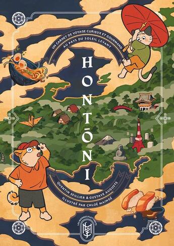 Couverture du livre « Hontoni » de Gustave Auguste et Quentin Sellier et Chloé Maingé aux éditions Les Mondes Flottants