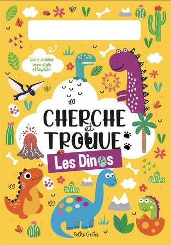 Couverture du livre « Cherche et trouve les dinos » de Huynh Kim aux éditions Shoebox Media