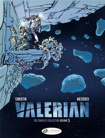 Couverture du livre « Valerian : Intégrale vol.5 : t.13 à t.15 » de Pierre Christin et Jean-Claude Mézières aux éditions Cinebook