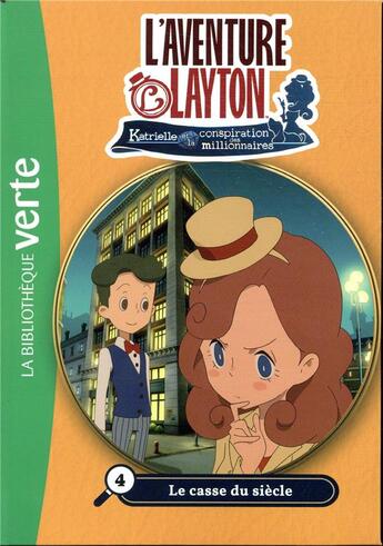 Couverture du livre « Lady Layton t.4 ; le casse du siècle » de  aux éditions Hachette Jeunesse