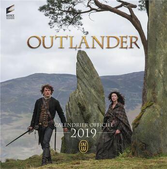 Couverture du livre « Calendrier outlander (édition 2019) » de  aux éditions J'ai Lu