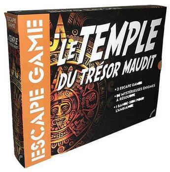 Couverture du livre « Escape game ; le temple du trésor maudit » de  aux éditions Marabout