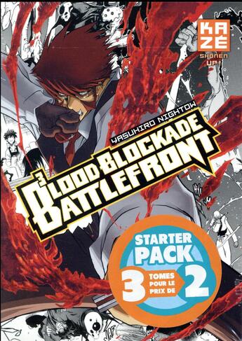 Couverture du livre « Blood blockade battlefront : coffret t.1 à t.3 » de Yasuhiro Nightow aux éditions Crunchyroll