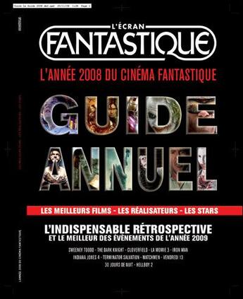 Couverture du livre « L'année 2008 du cinéma fantastique ; guide annuel » de  aux éditions L'ecran Fantastique