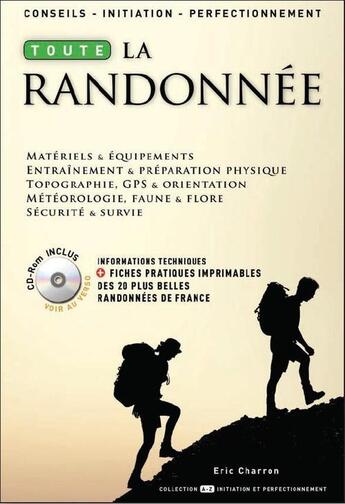 Couverture du livre « Toute la randonnée » de Eric Charron aux éditions Mission Outdoor