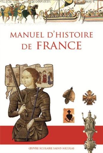 Couverture du livre « Manuel d'histoire de France » de Anne De Mezeray aux éditions Contretemps