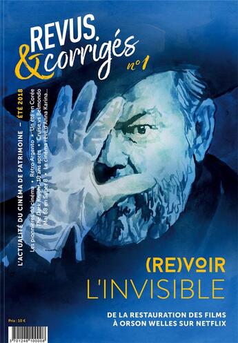 Couverture du livre « Revus & corriges n 1 - revoir l'invisible - ete 2018 » de Moquin Marc aux éditions Revus & Corriges